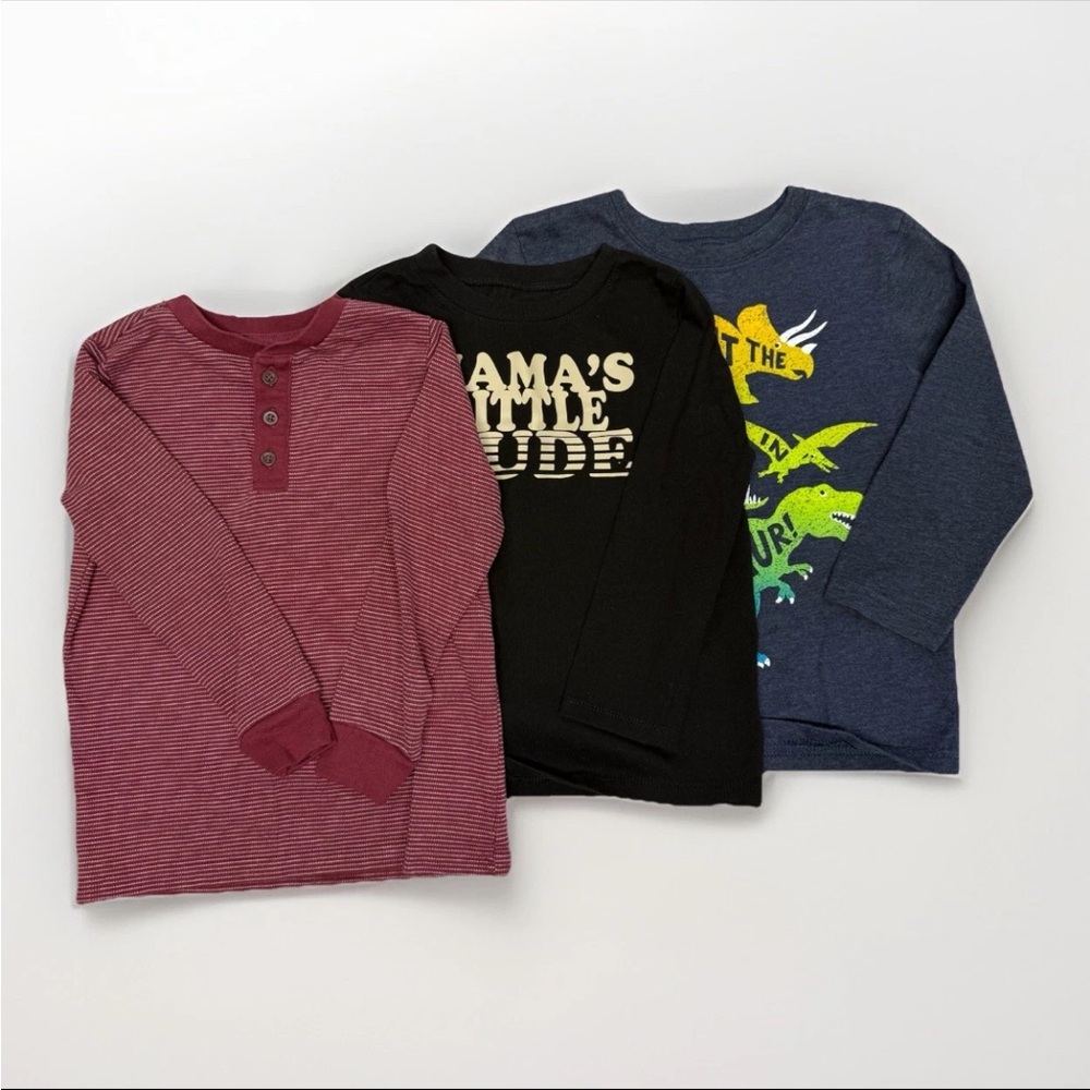 Boys 4T Shirt Lot Garanimals Three Shirts Total